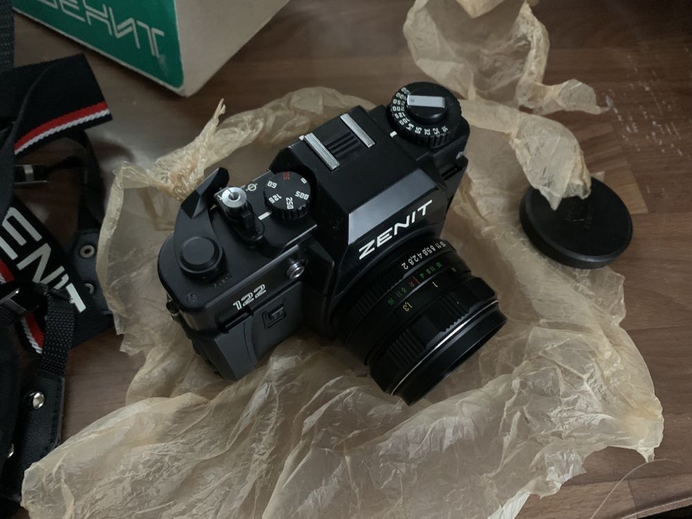 Новый Зенит-122, Zenit, фотоаппарат пленочный, 0 кадров, подарок