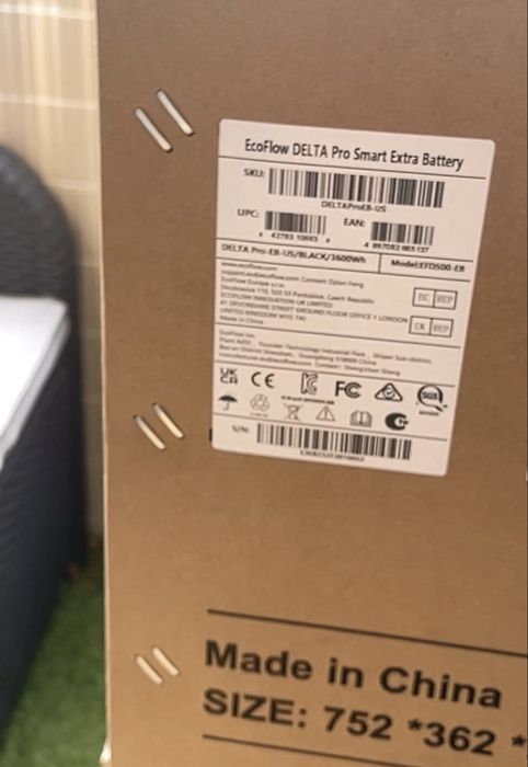 Додаткова батарея Eco Flow Delta Pro extra bettery 3600w