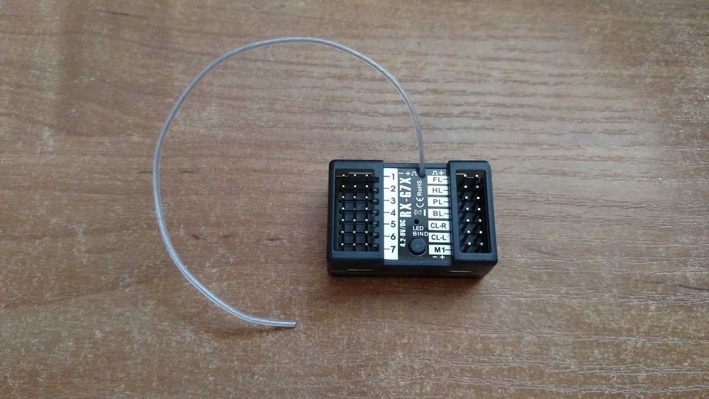 Aparatura sterująca 2,4GHz RC YSIDO TX YS 7 kanałowa + sterownik LED