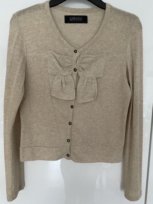 Sweterek z kokardką Zara M