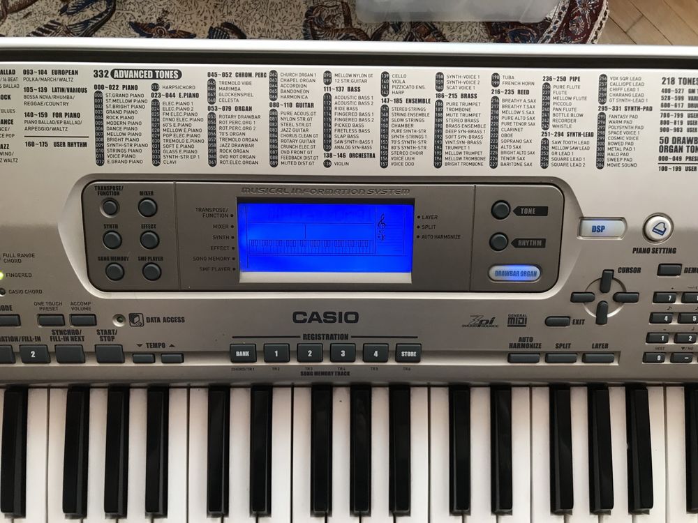 Синтезатор Casio CTK-900 с подставкой