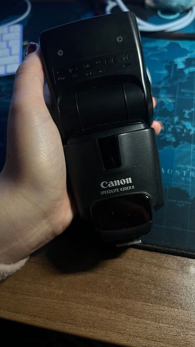 Спалах Canon 430ex ii + синхронізатор meike GT600 ttl
