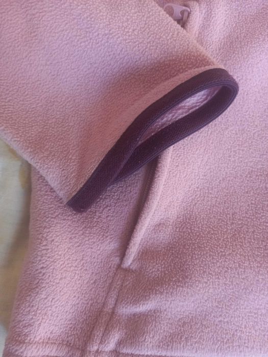 Casaco polar, rosa e roxo, S (14 anos) - Quechua