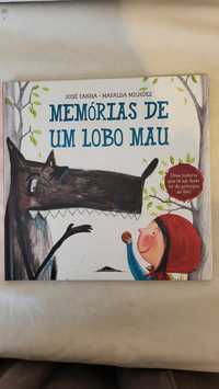 Livro Memóras de um Lobo Mau -José Fanha