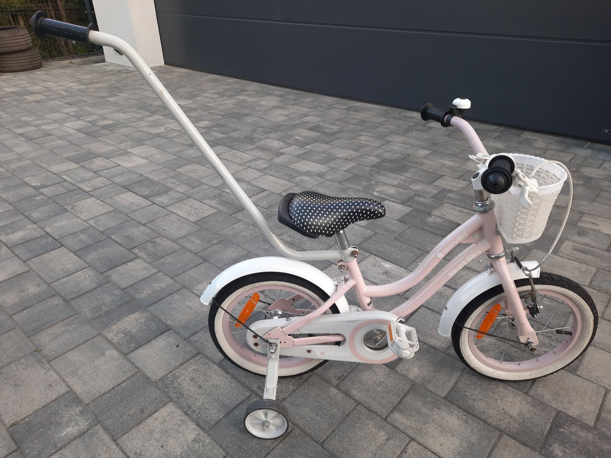 Rowerek  dziecięcy dla dziewczynki sun boby Heart Bike  14"