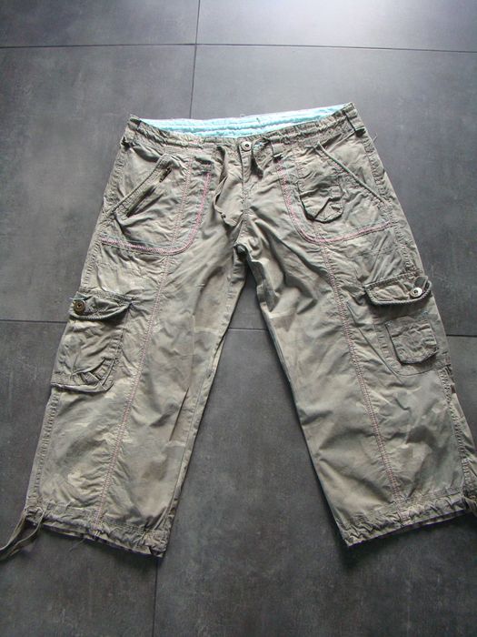 Denim damskie rybaczki moro roz XL