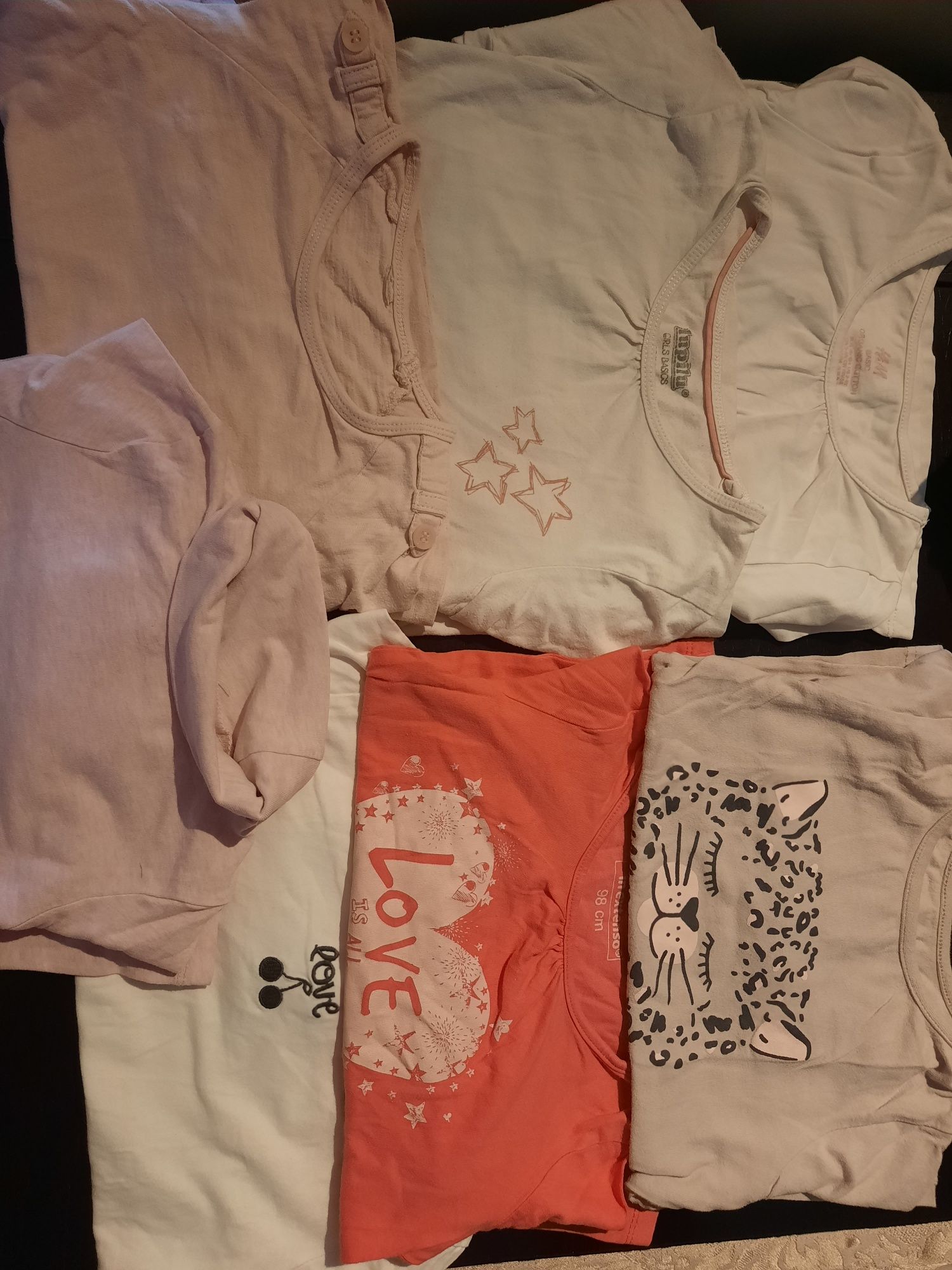 Lote t-shirts manga comprida menina 2A