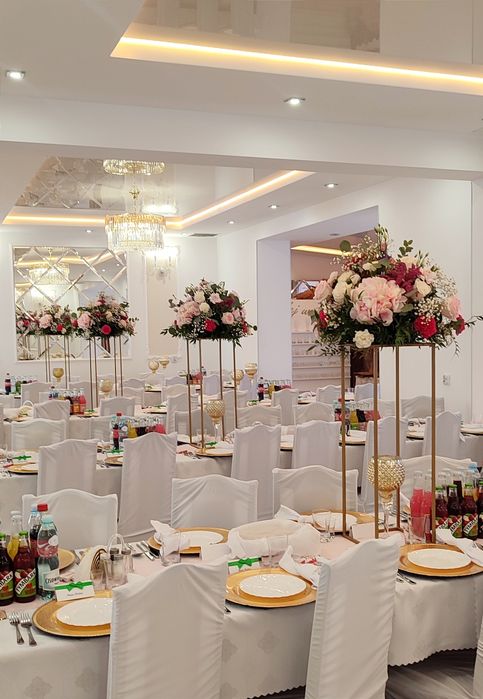 Dekoracje na ślub Flora Retro kwiaty na ślub