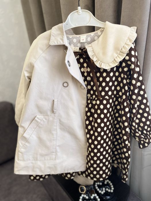 Набір доя дівчинки тренч сукня та туфельки