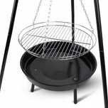 Palenisko Trójnóg GRILL Ruszt Ogniskowy Wiszący Duży 50CM Ognisko
