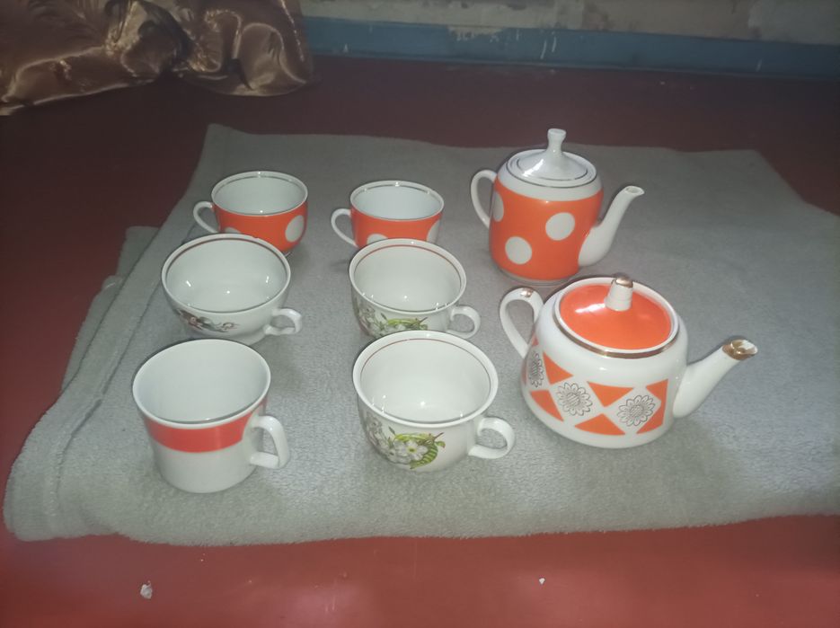 Чашки чайные, заварники  СССР.