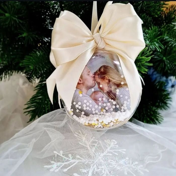 Кулька з фото на ялинку
