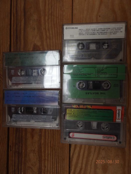 Zestaw kaset magnetofonowych
