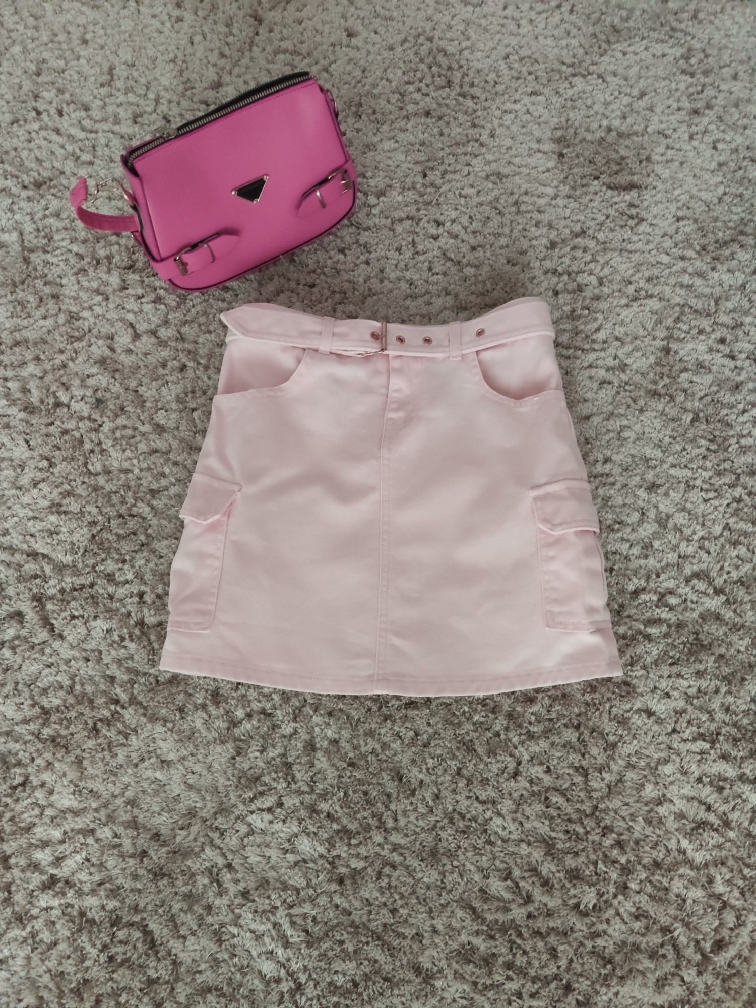 Джинсовая юбка на девочку 8-9 лет. Джинсова спідниця рожева