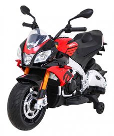 Aprilia Tuono V4 Motor Na Akumulator Dla Dzieci Czerwony + Panel Mp3