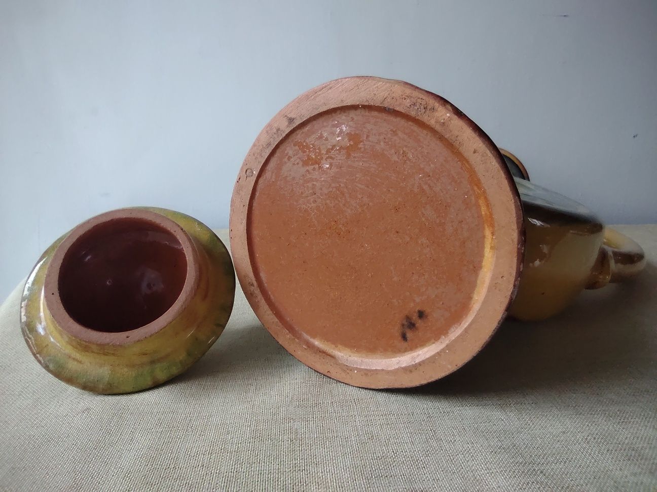 Ceramika Łysa Góra dzbanek XL miodownik kolekcja vintage