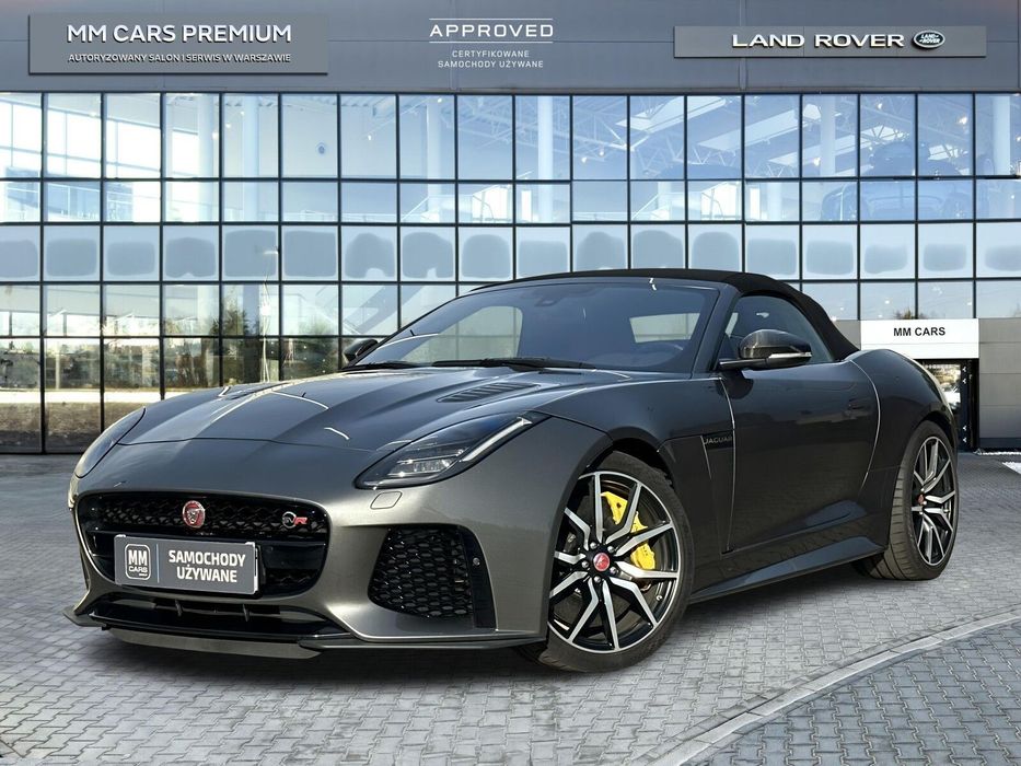Jaguar F-Type 5.0 V8 S/C AWD SVR, ceramika, kabriolet, 2wł, bezwypadkowy,