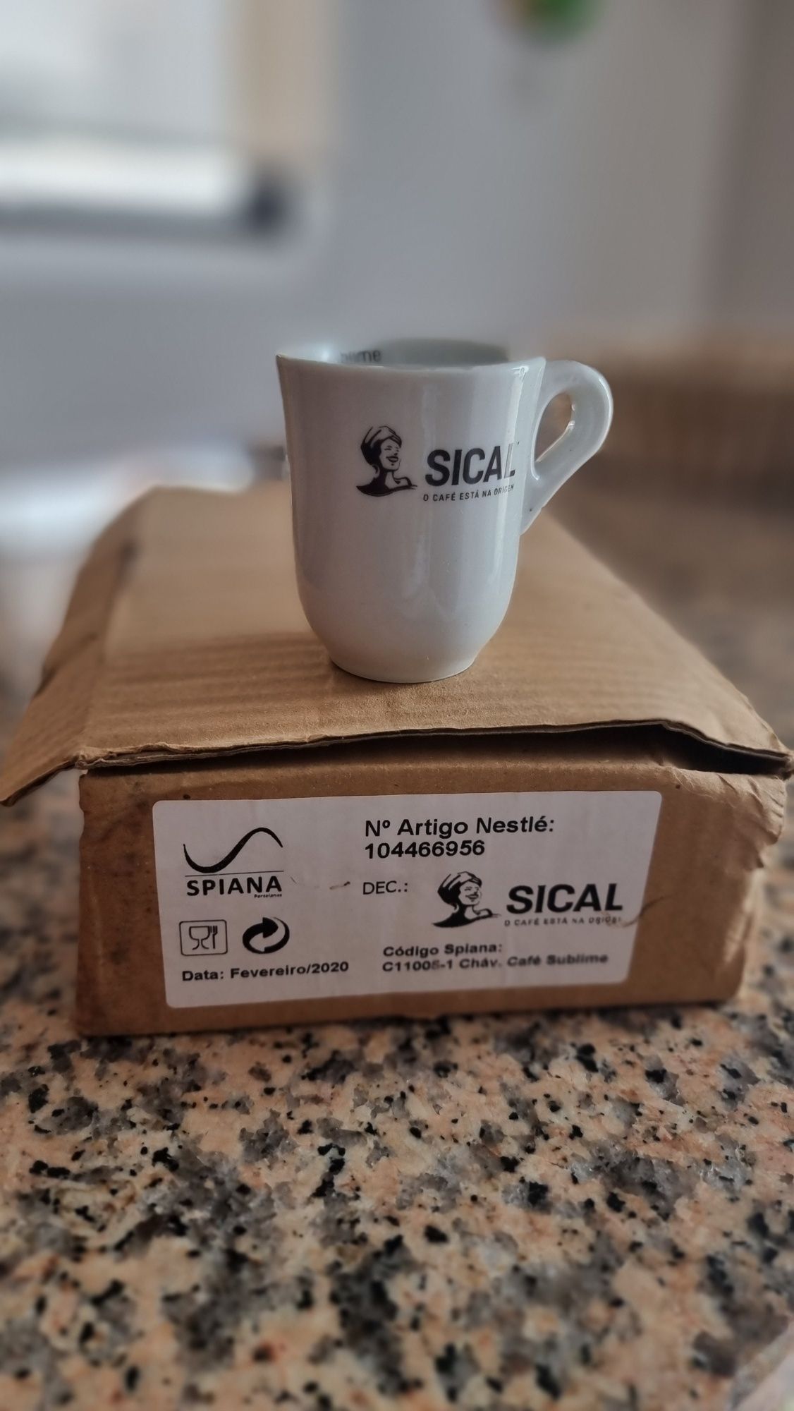 Chavenas de café Sical Sublime