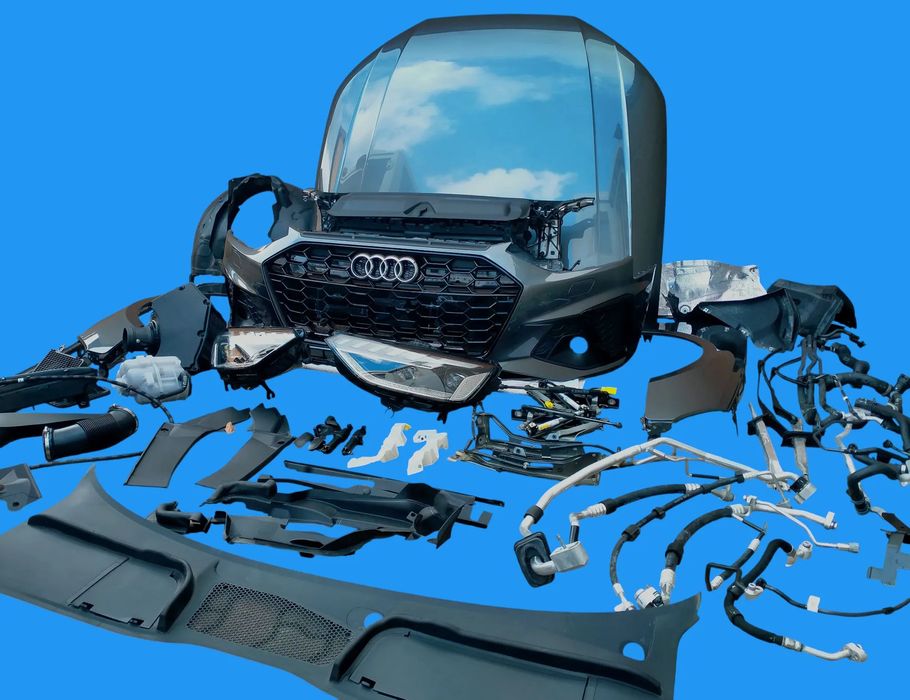 AUDI A4 B9 S-LINE LIFT / LZ7S / MASKA / ZDERZAK / LAMPA MATRIX / BŁOTNIK / PAS PRZEDNI PRZÓD KOMPLETNY / ORYGINAŁ