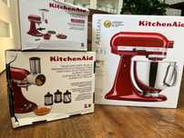 Kitchenaid 5KSM125EER
maszynka do mięsa + krajalnica do warzyw