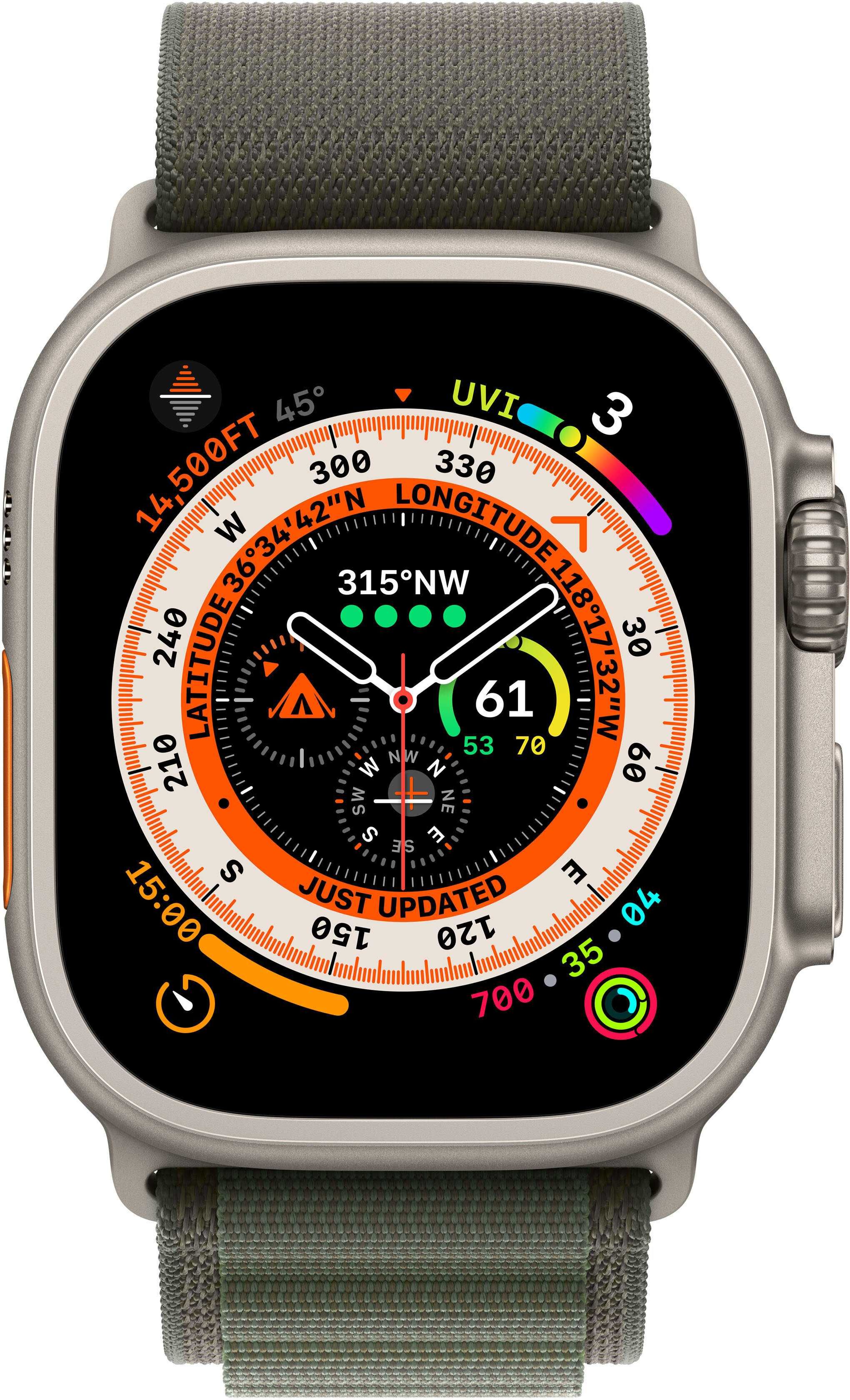 NOWY Smartwatch Apple Watch Ultra GPS - Cellular 49mm koperta tytanowa