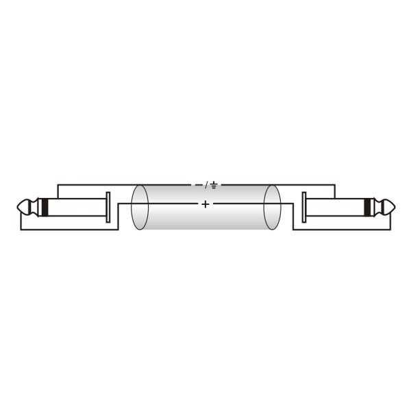 Kabel instrumentalny 3m Roxtone DGJJ110L3 jack-jack kątowy