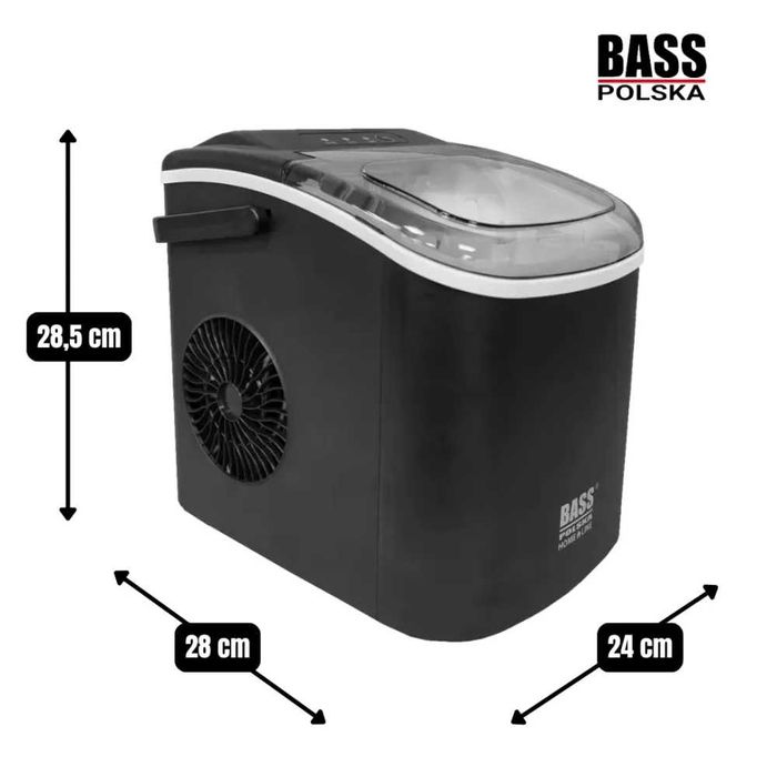 BASS POLSKA Kostkarka Do Lodu Stożkowego Maszynka Lodu Stożki BH10001