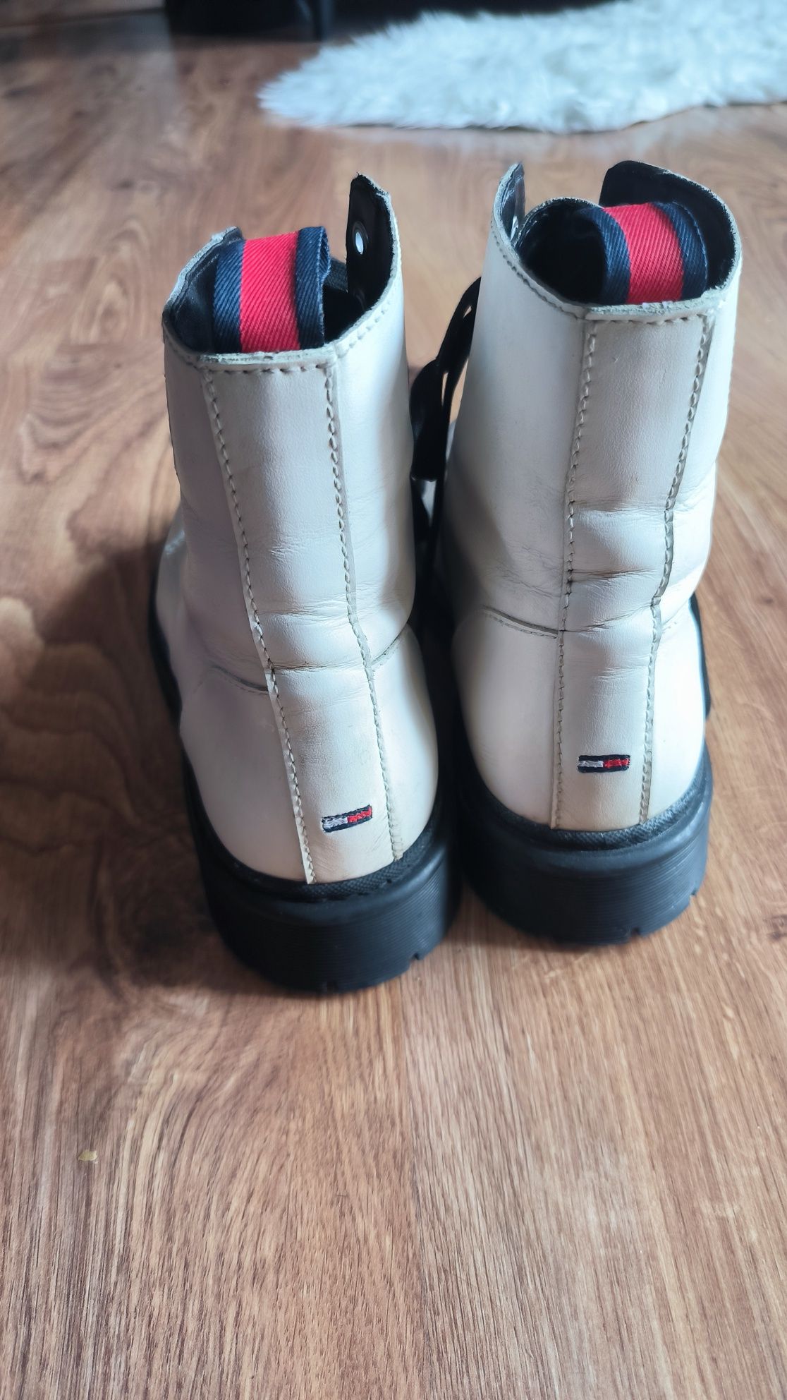 Botki skórzane Tommy Hilfiger rozm 38
