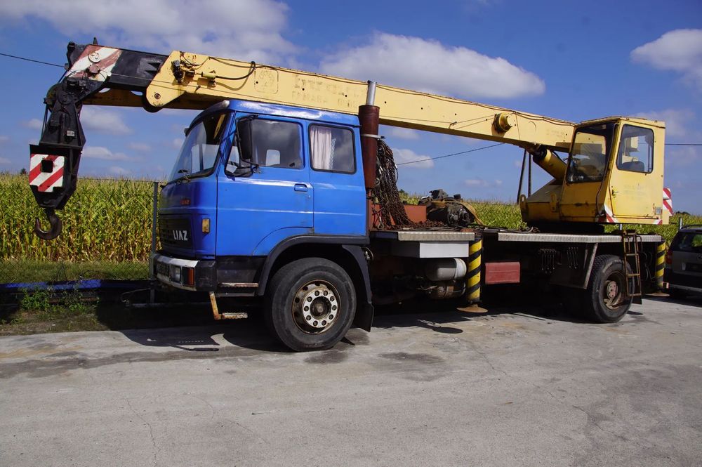 Liaz DSR 0102  Dźwig LIAZ 10T Żuraw urządzenie dźwigowe