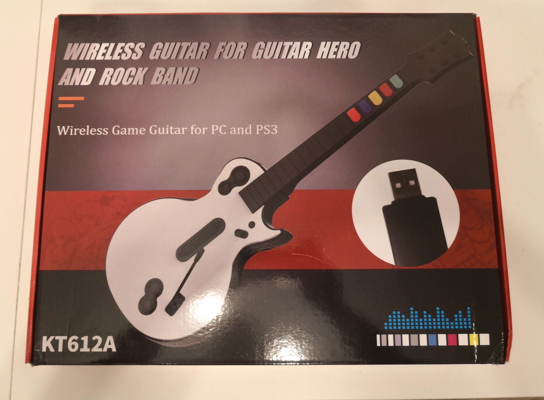 Gitara + mikrofon + gra Guitar Hero 5 do Ps3 i PC, Guitar Hero, Rock b