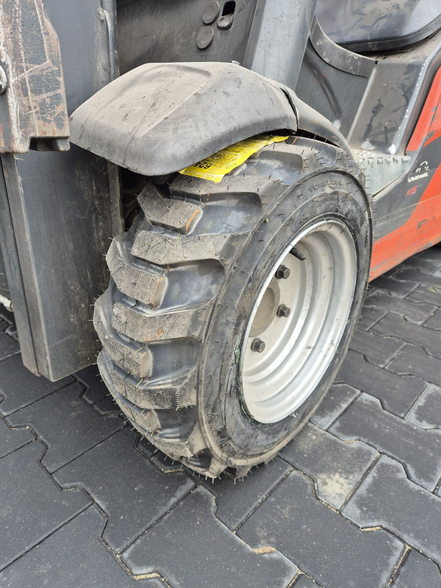 Wózek widłowy LINDE H20D, triplex, przesuw, DIESEL, terenowy