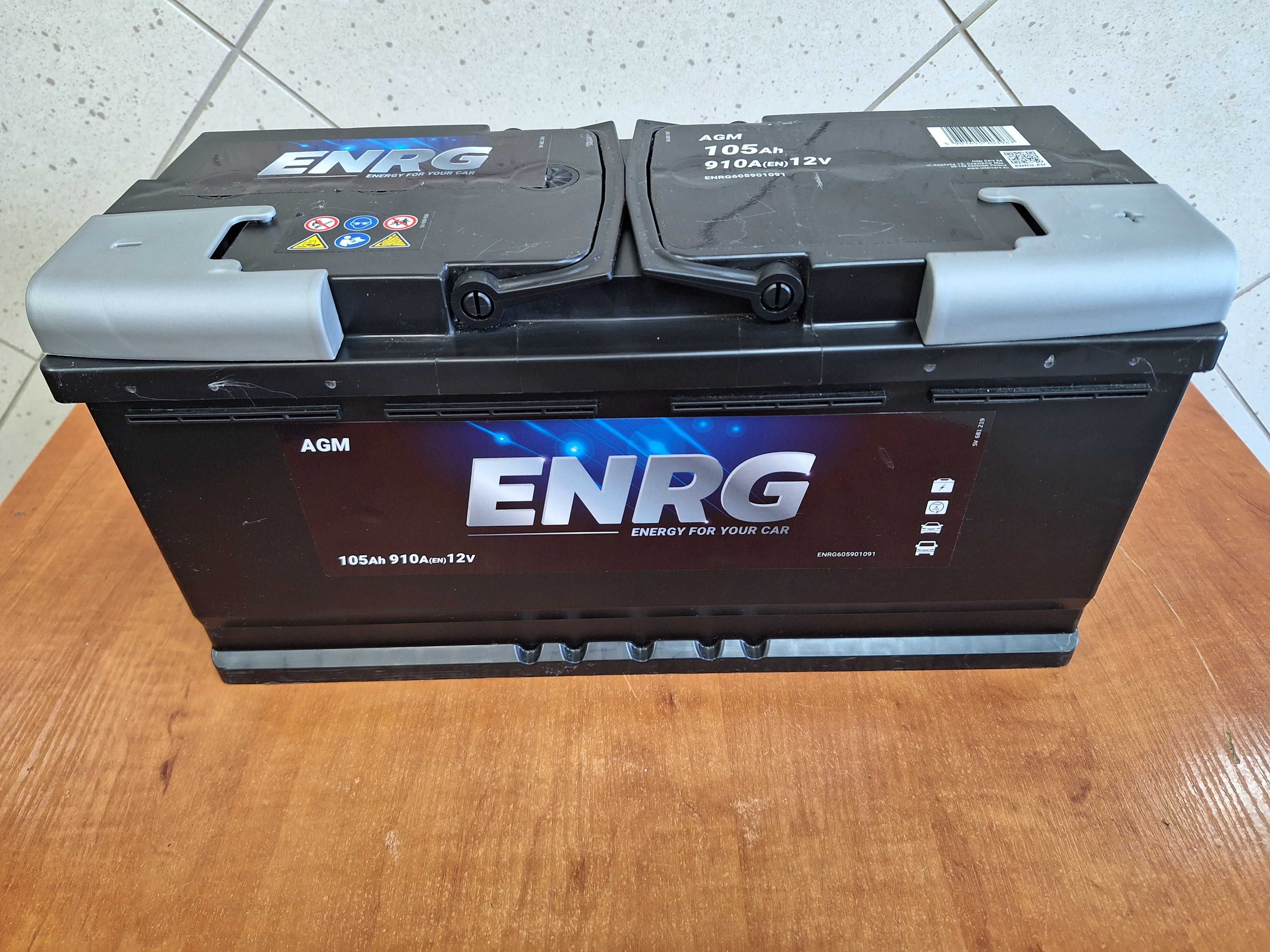 Kraśnik - Nowy akumulator AGM ENRG 105Ah 910A 12V DOSTAWA