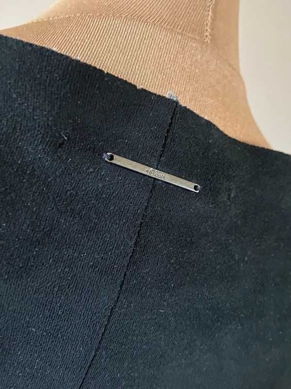 narzutka waterfall asymetria zamsz eko xxxl +size blazer zakiet