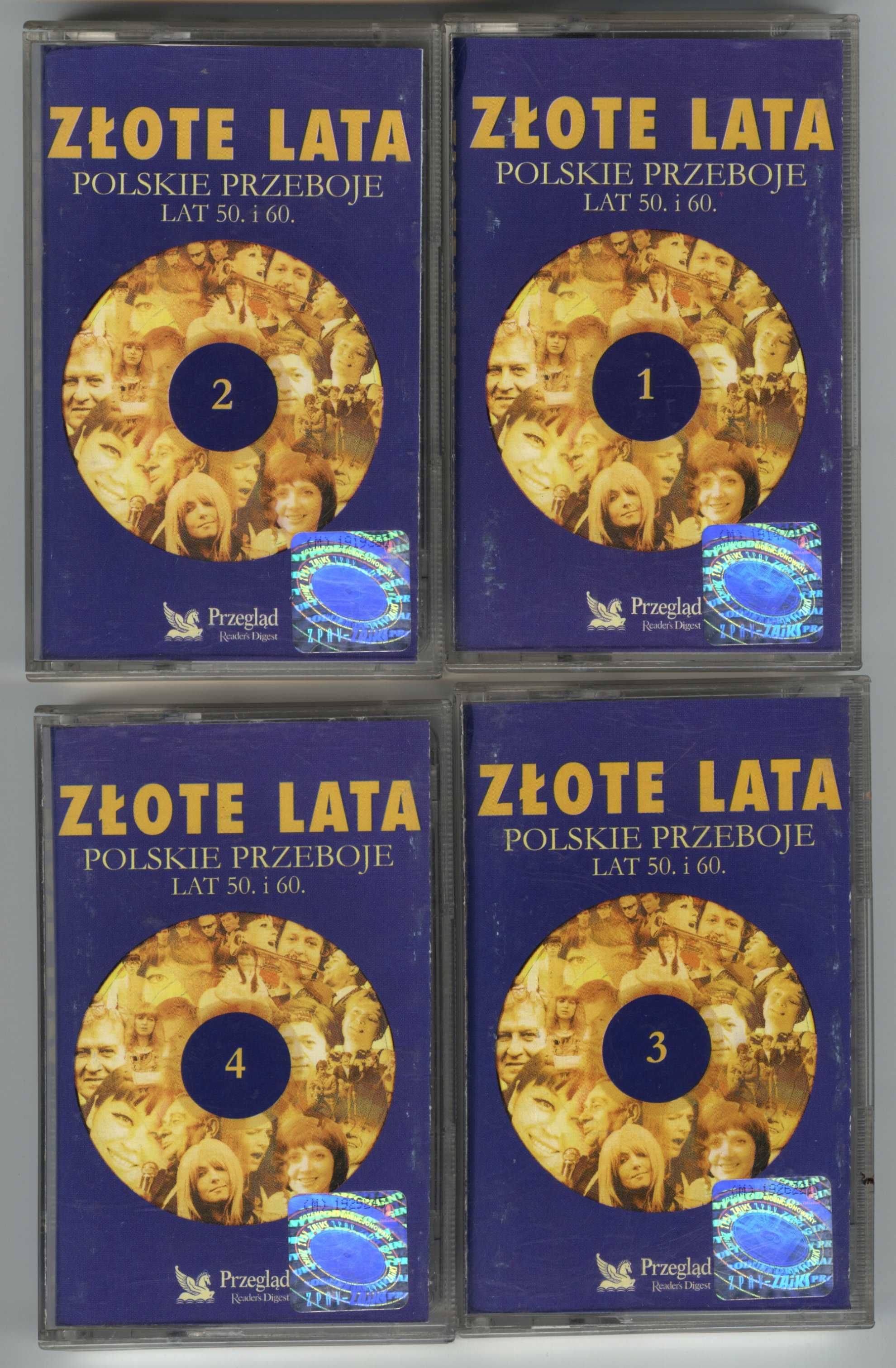 Złote Lata Polskie Przeboje Lat 50 i 60 - 4 kasety magnetofonowe