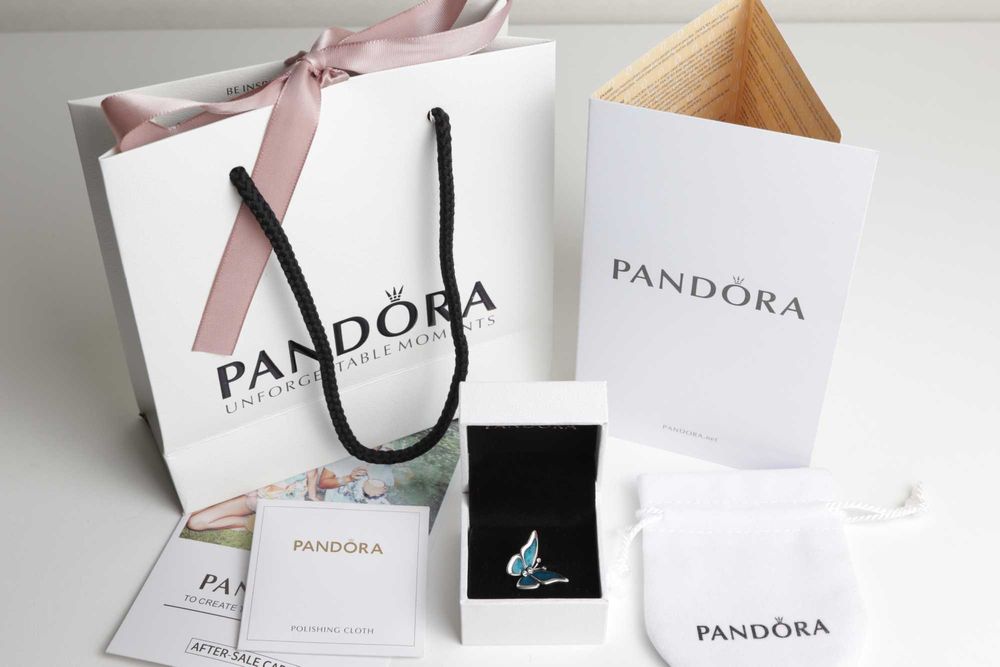 Намистина Pandora "Великий метелик" срібло s925