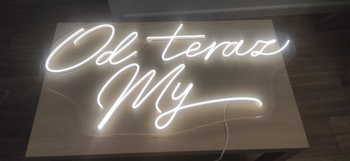 Ledon Od Teraz My - Ślub, Wesele, Napis, Neon