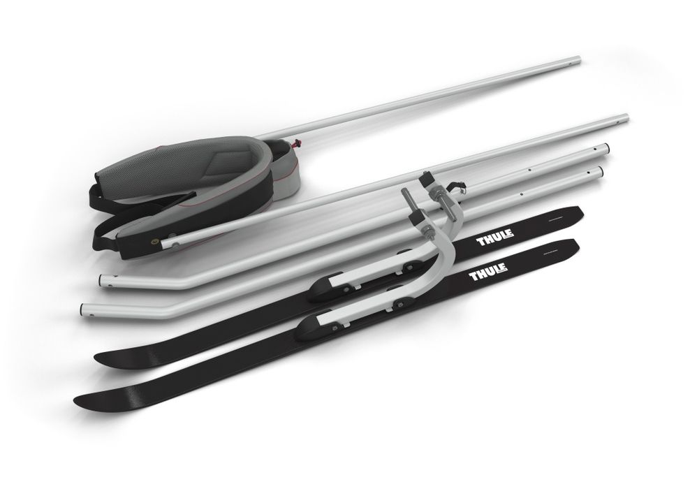 zestaw narciarski Thule Skiing Kit przyczepki rowerowej Thule Chariot