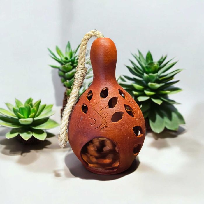 Lampion Ceramiczny 30 cm (Gliniany) Ręcznie Robiony
