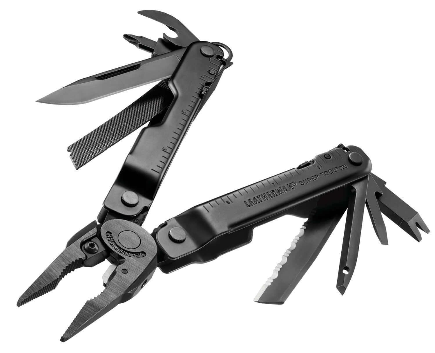 Мультитул Leatherman Super Tool 300M Black, чохол Molle 832758