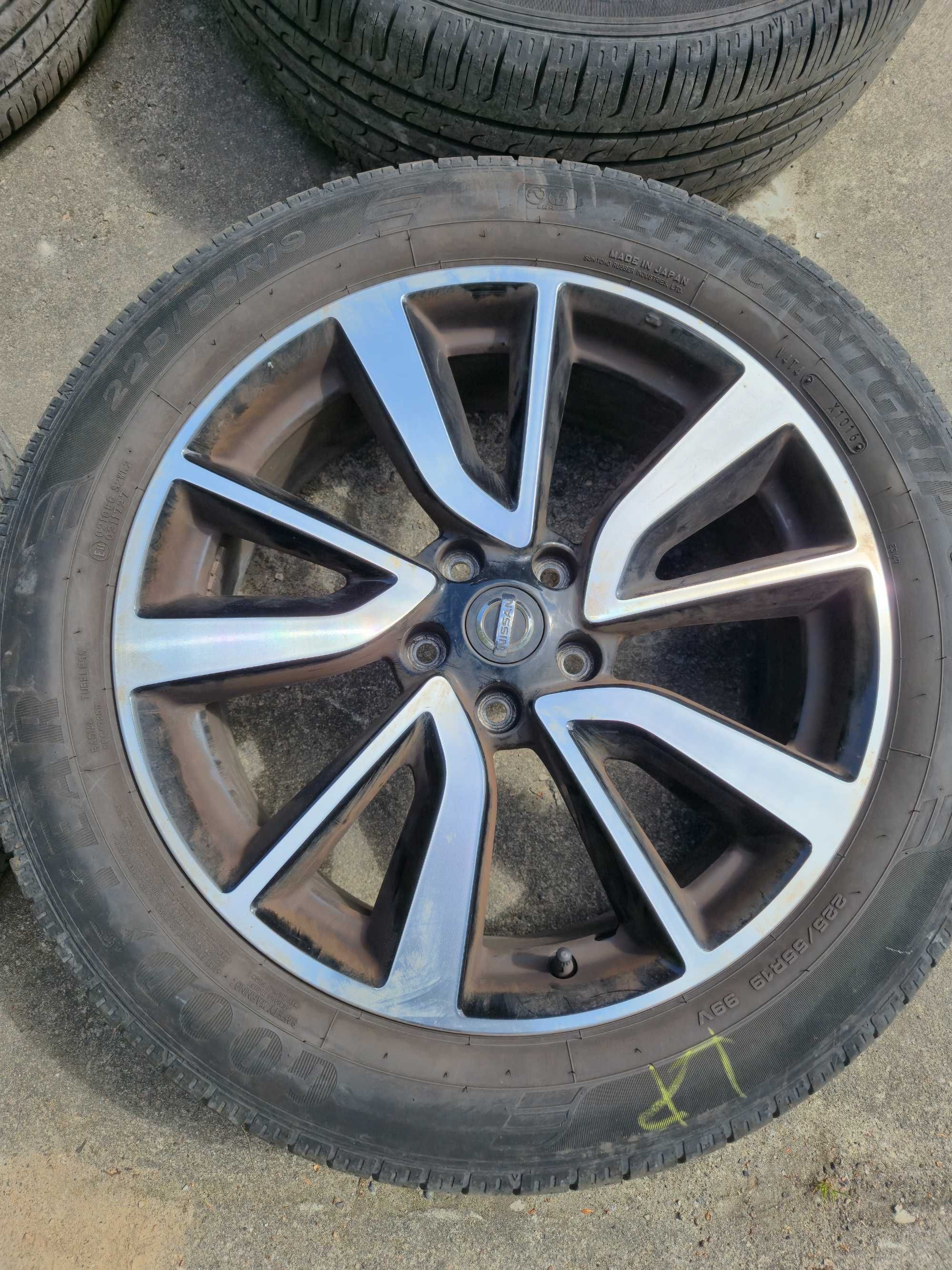Koła felgi z oponami R19 Nissan X-Trail (T32 z 2016 r.)