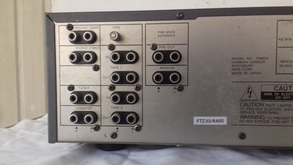 Harman/Kardon PM655 Amplificador Vintage 1985