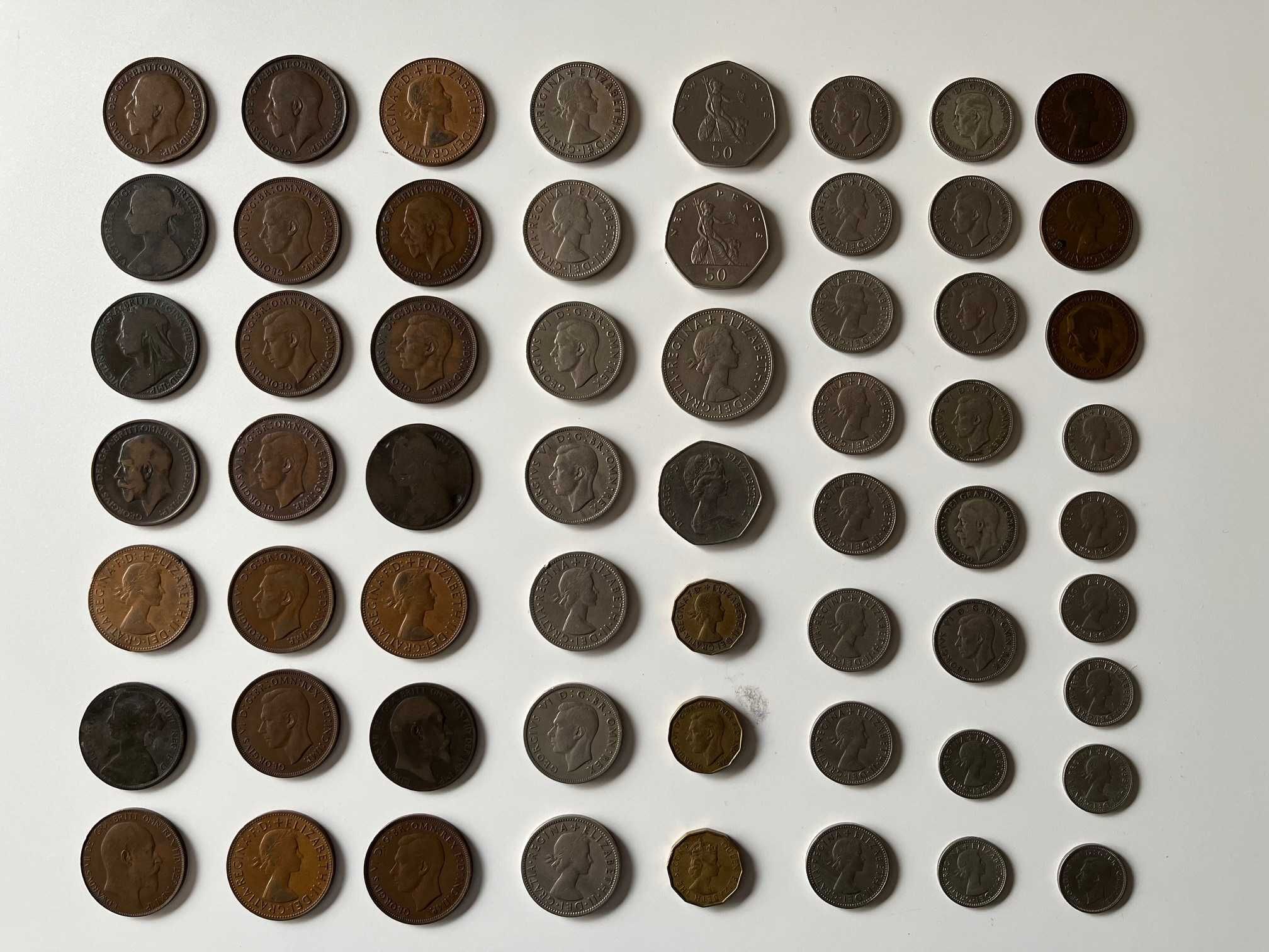 Moedas (Portugal, Espanha, Inglaterra)