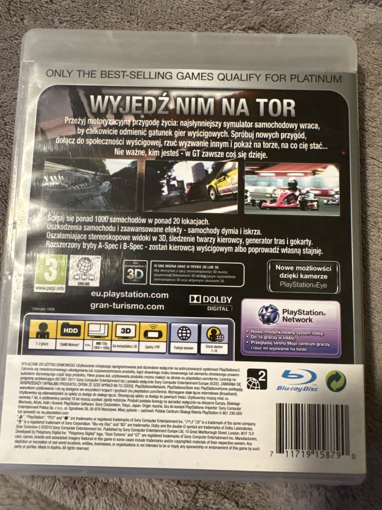 Gry na Play Station PS3 - 4 gry
