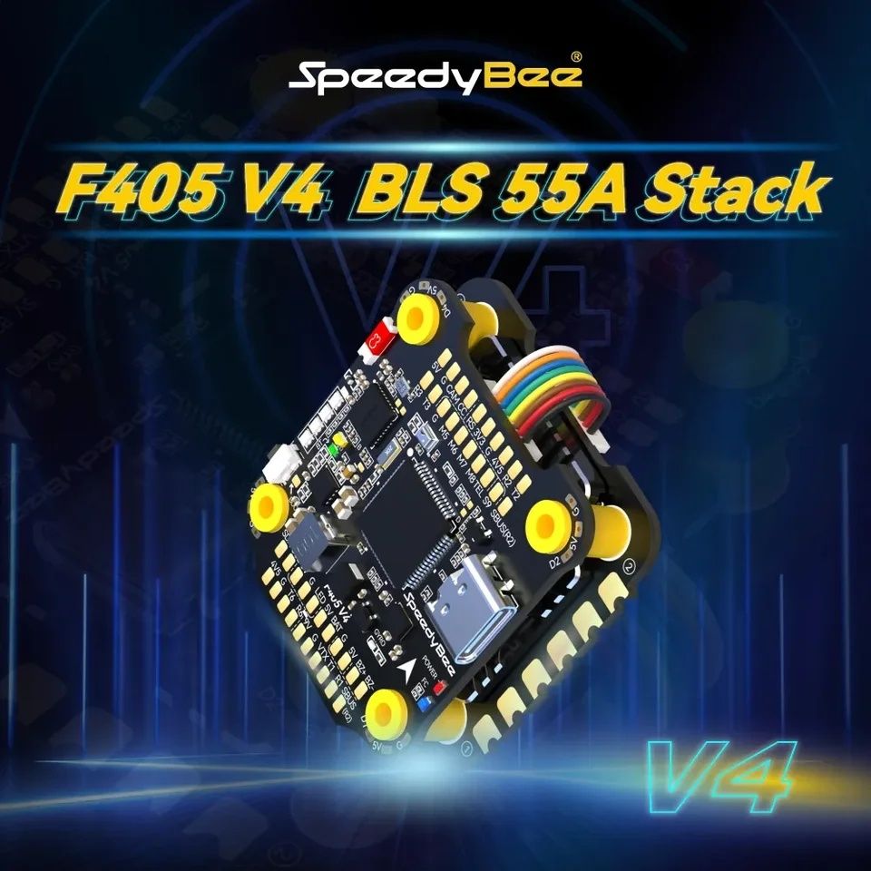 В наявності кількість! SpeedyBee F405 V4 55A Stack стек FC ESC