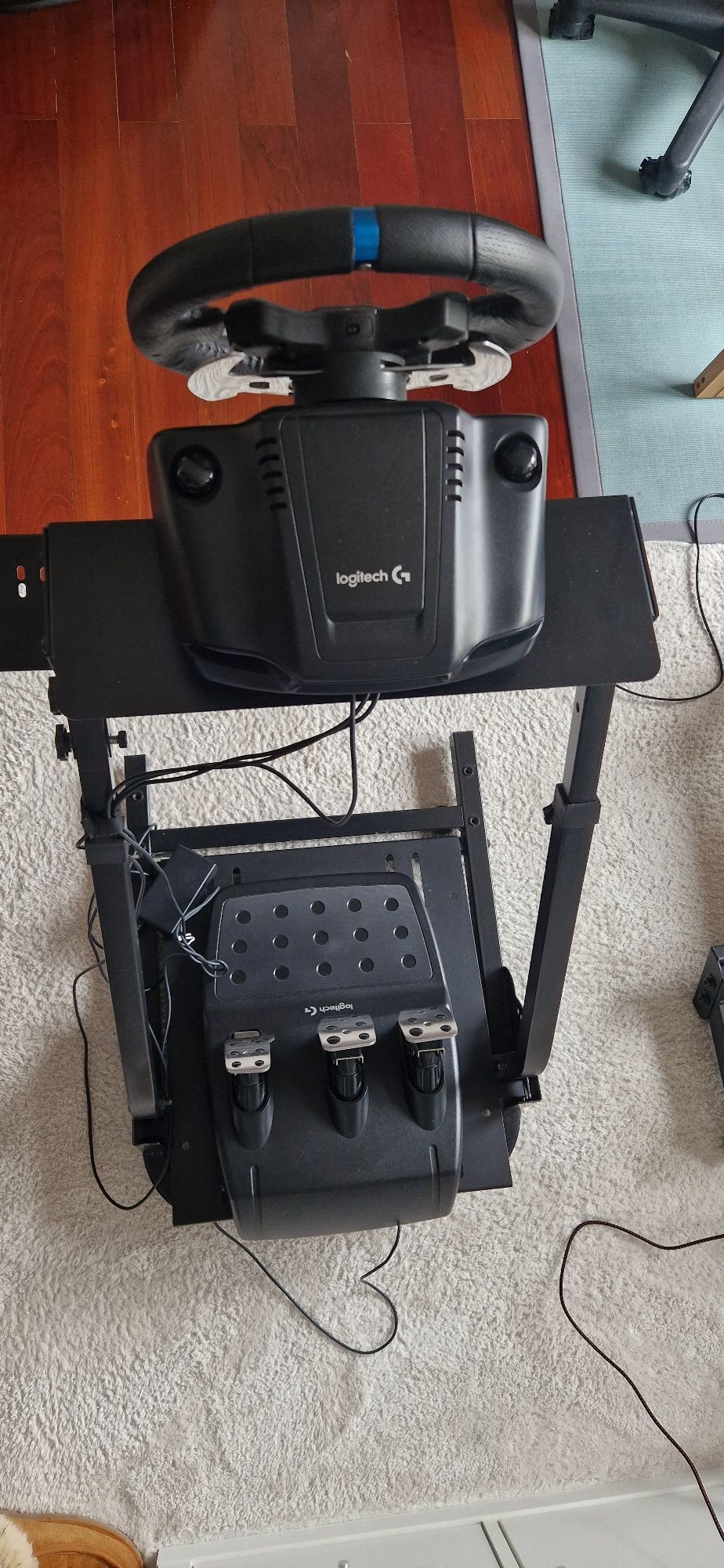 Logitech g29 + suporte / como novo