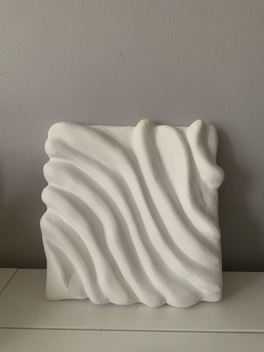 Obraz 3D - białe fale / white waves