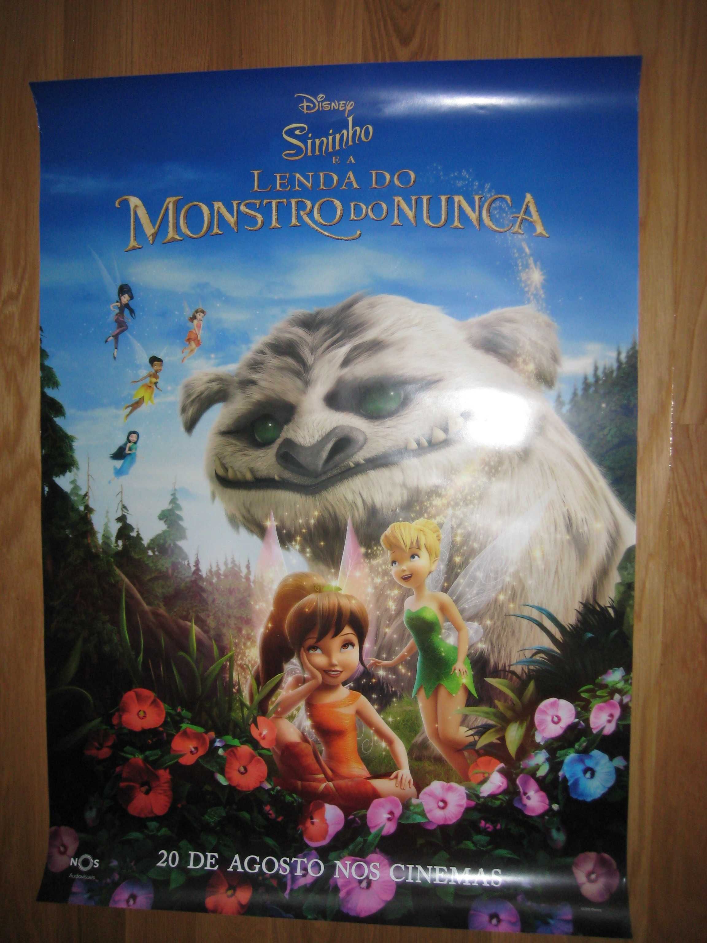 Poster original do filme Sininho e a Lenda do Monstro do Nunca