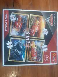 Puzzle trefl cars, auta 4 w 1