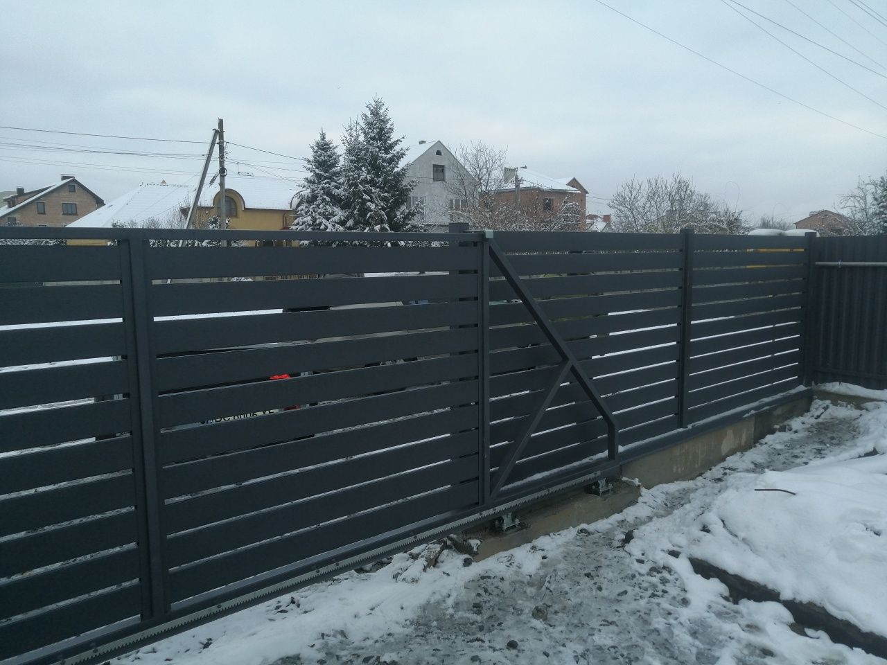 Паркан Ранчо, Ворота, Хвіртка, Брама металева, Автоматика