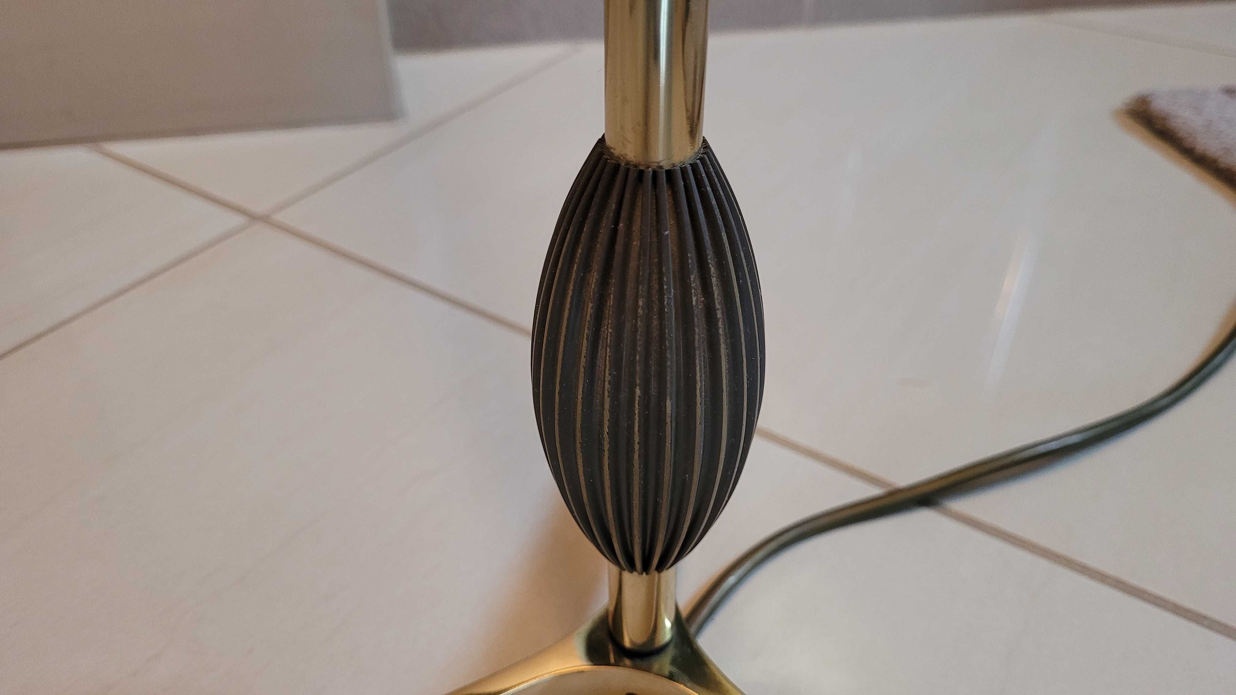 Lampa stojąca SPACE AGE lata 60 art deco mosiądz